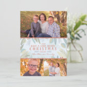 Prettig Kerstmis Multi Foto Kaart (Staand voorkant)
