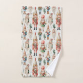 Prettig Kerstmis Notenkraker Vakantie Bad Handdoek (Handdoek)