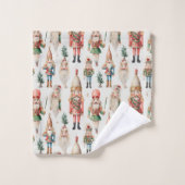 Prettig Kerstmis Notenkraker Vakantie Bad Handdoek (Wasdoekje)
