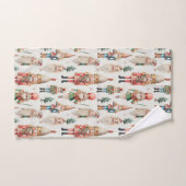 Prettig Kerstmis Notenkraker Vakantie Bad Handdoek (Handdoek)