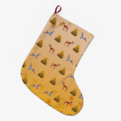 Prettig kerstmis op maat gemaakte kerstsok (Voorkant (Hangend))