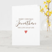 Prettig Kerstmis PERSONALISEER VOOR DEGENE DIE JE  Kaart (Gele Bloem)