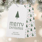 Prettig Kerstmis Persoonlijk Cadeaulabel