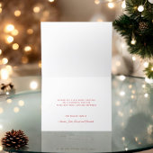 Prettig Kerstmis Rode Typografie Feestdagen Kaart