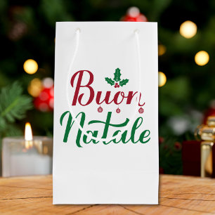 Prettig Kerstmis Rood en Groen Kerstmis Klein Cadeauzakje