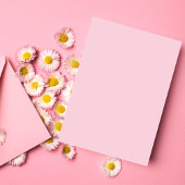 Prettig Kerstmis Roze & Groen Minimaal Kerstkaart