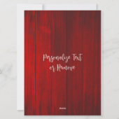 Prettig Kerstmis Rustieke Grappige Cute Frame Voeg Feestdagenkaart (Achterkant)