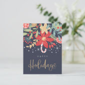 Prettig Kerstmis Snoepriet | Kerst Foto Kaart (Staand voorkant)