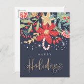 Prettig Kerstmis Snoepriet | Kerst fotokaart Feestdagenkaart (Voorkant / Achterkant)