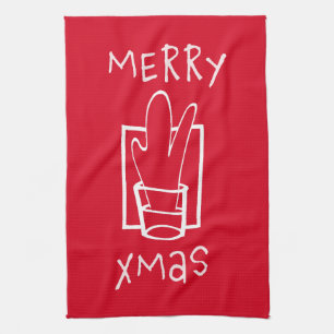 Prettig Kerstmis Theedoek