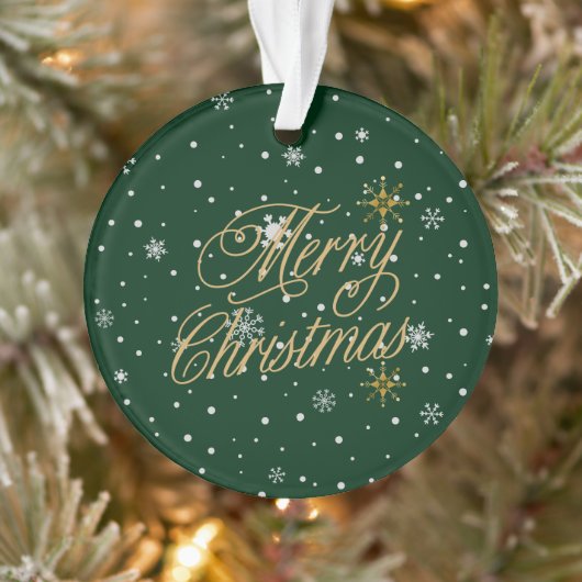 Prettig Kerstmis Trendy Vakantie Ornament (Boom)