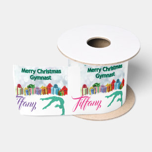Prettig Kerstmis Turnster Kerstboog met naam Satijnen Lint