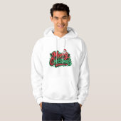 Prettig Kerstmis Vakantieontwerp Hoodie (Voorkant volledig)