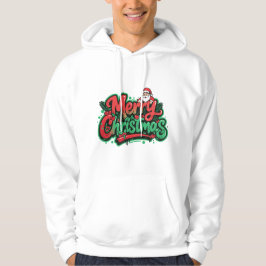 Prettig Kerstmis Vakantieontwerp Hoodie