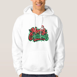 Prettig Kerstmis Vakantieontwerp Hoodie