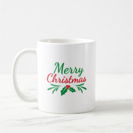 Prettig Kerstmis Vakantieontwerp  Koffiemok