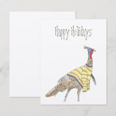 Prettig Kerstmis van Cold Turkey Notitiekaartje (Voorkant / Achterkant)