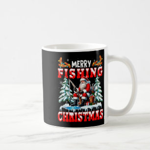 Prettig Kerstmis Vissende Kerstman Kleurrijk Kostu Koffiemok