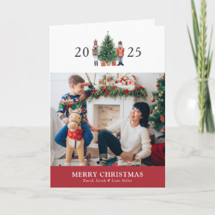 Prettig Kerstmis Vouw Kerstkaart Feestdagen Kaart