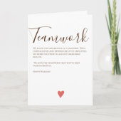 Prettig Kerstmis Werk Zakelijke Kaart (Voorkant)