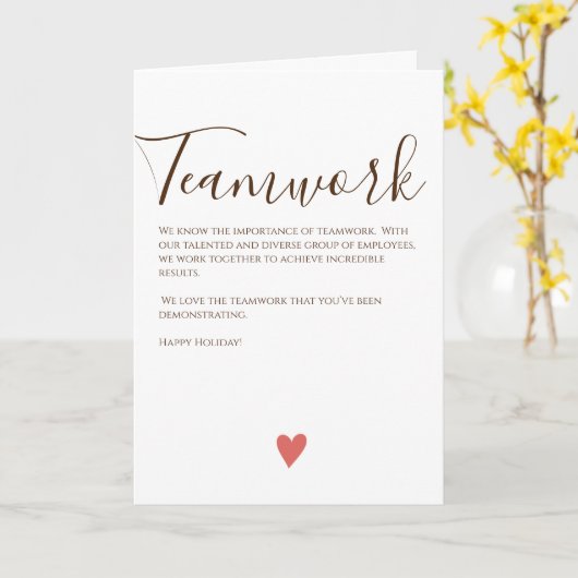 Prettig Kerstmis Werk Zakelijke Kaart (Gele Bloem)