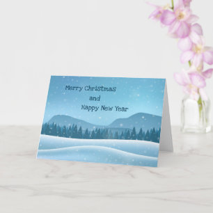 Prettig Kerstmis Winter Kaart