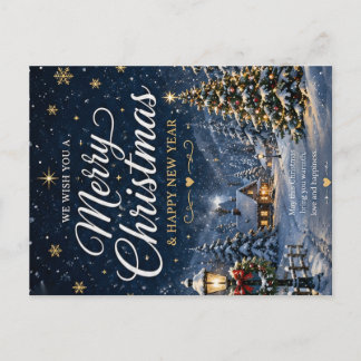 Prettig Kerstmis Winter Wonderland Groetkaart Feestdagenkaart