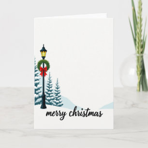 Prettig Kerstmis Winter Wonderland Kaart