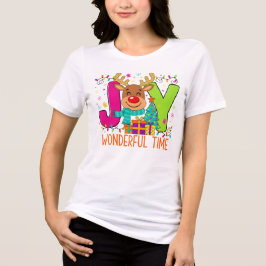 "Prettig Kerstrendier T-shirt" Tri-Blend Shirt