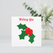 Prettig Kerstseizoen Kaart (Staand voorkant)