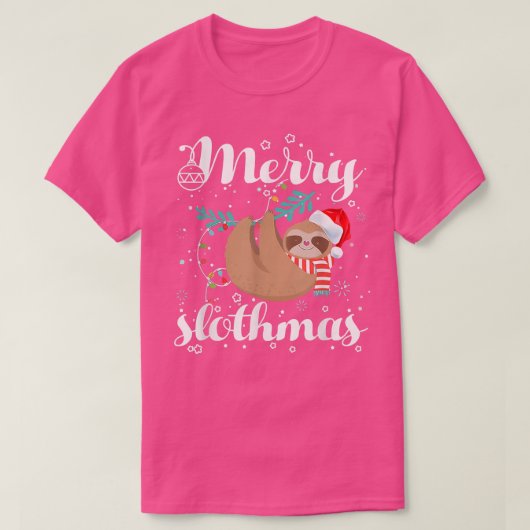 Prettig Kerstslakken T Kerstpyjama voor Slakkenli T-shirt (Design voorkant)