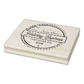 Prettig Kerstvakantie Expres Mail Naar Van Rubberstempel (Stempel)