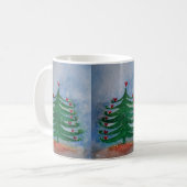 Prettig Kerstvakantie Kerstboom Mok (Voorkant links)
