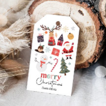 Prettig Kerstvakantie Kerstman Cadeau Familie Lera
