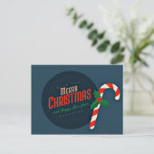 Prettig Kerstwens Feestdagenkaart (Staand voorkant)
