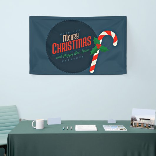 Prettig Kerstwens Spandoek (Beurs)
