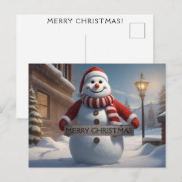 Prettig Kerstwens Vervuld Met Vreugde En Liefde  Briefkaart