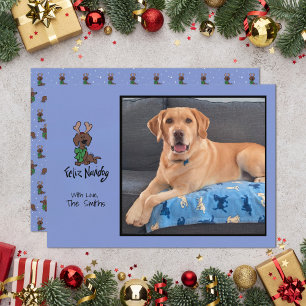 Prettig Kerstwiwi Sausagehond Rendier Personalisee Feestdagenkaart