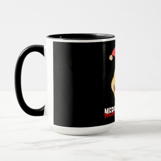 Prettig Kiekmis, Grappige Kerstkip Mok (Links)