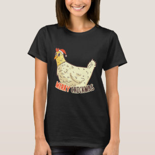 Prettig Kikkermas Grappige Kerstmis Kerstman Kip P T-shirt