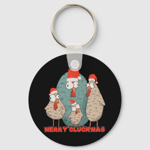 Prettig Kippkerstfeest - Dolle Kerstkippen Sleutelhanger