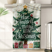 Prettig Klein Kerstboompje Theedoek