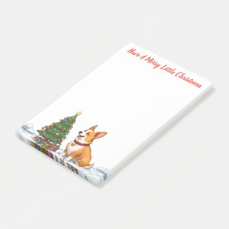 Prettig Klein Kerstfeest - Corgi Post-it® Notes