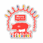 Prettig Knor Feest Sticker (Voorkant)