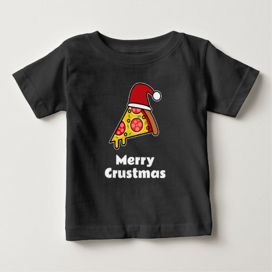 Prettig Korstmas FUNNY PIZZA SNIP KERSTMAN (Voorkant)