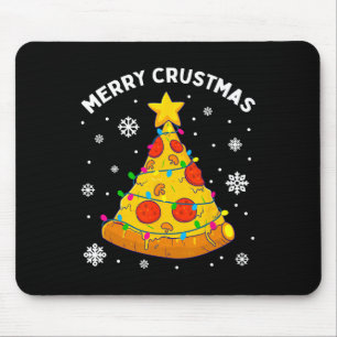 Prettig Korstmas Pizza Kerstboom Xmas Cadeaus Kind Muismat