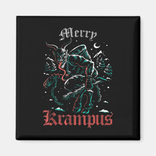 Prettig Krimps Kerstmis Xmas Horror Lelijke Kwade Magneet