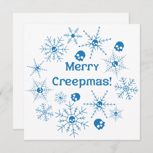 Prettig Kruipmis! Feestdagenkaart (Voorkant / Achterkant)