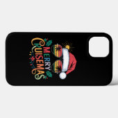 Prettig Kruisemas 2024 Kerstman Rendier Case-Mate iPhone Case (Achterkant (horizontaal))