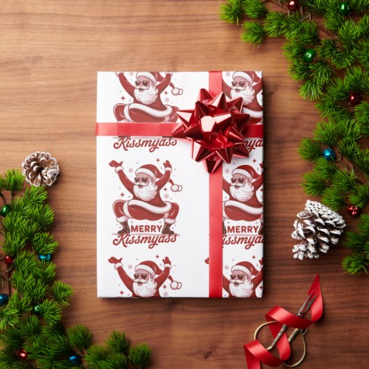 Prettig Kussenmijnreet Snerende Kerst Sarcasische Cadeaupapier (Feestdagen Geschenken)